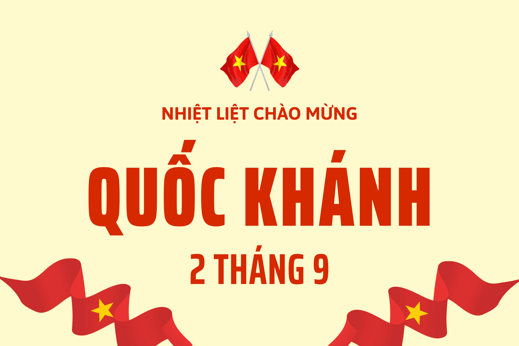 Thông báo ngày quốc khánh việt nam