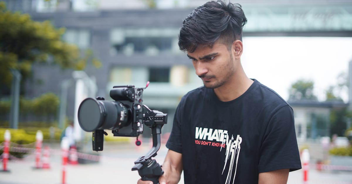 asian content creator filming tiktok video