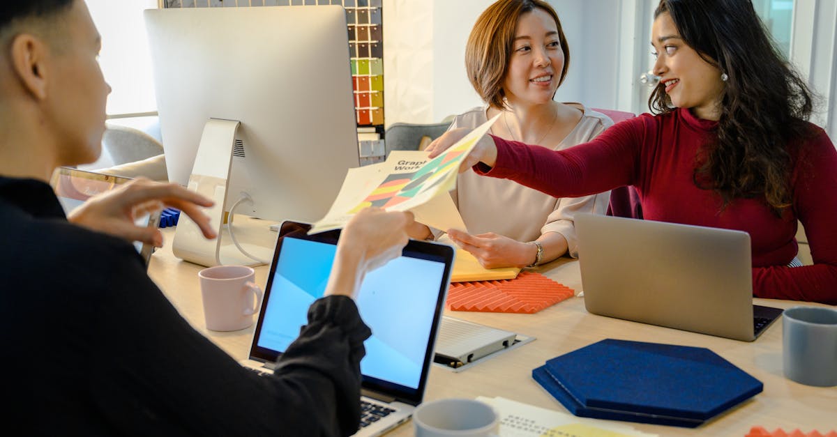 modern office in vietnam with team discussing tiktok marketing strategy